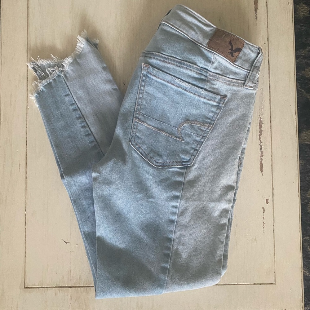 2 Tone Jegging Crop